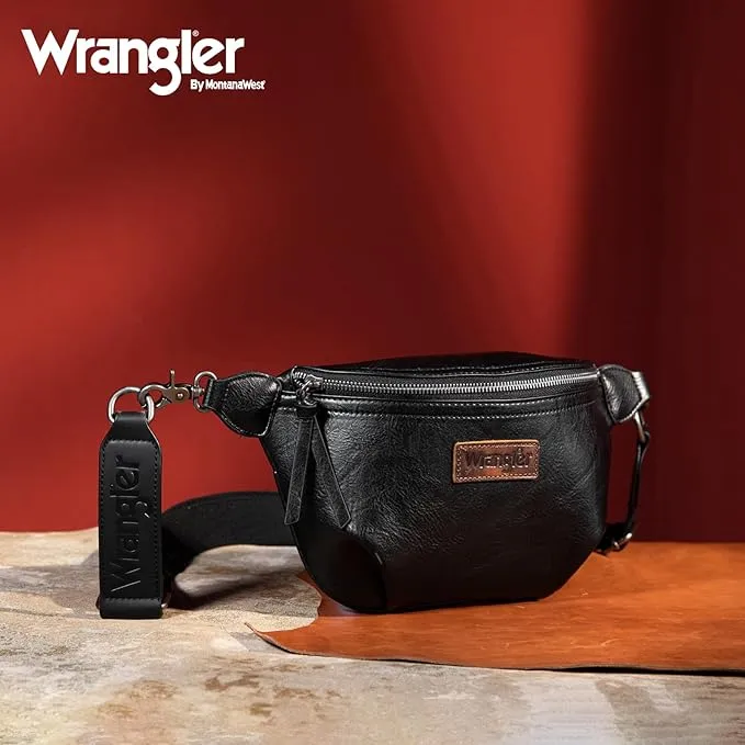 Wrangler Vintage Bum Bag - Black