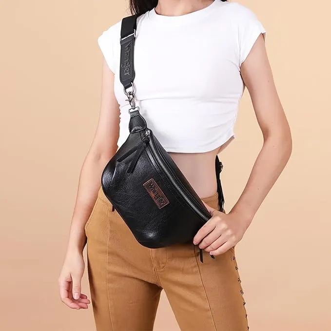 Wrangler Vintage Bum Bag - Black