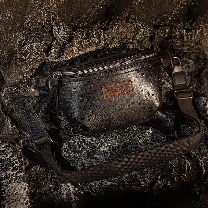 Wrangler Vintage Bum Bag - Black