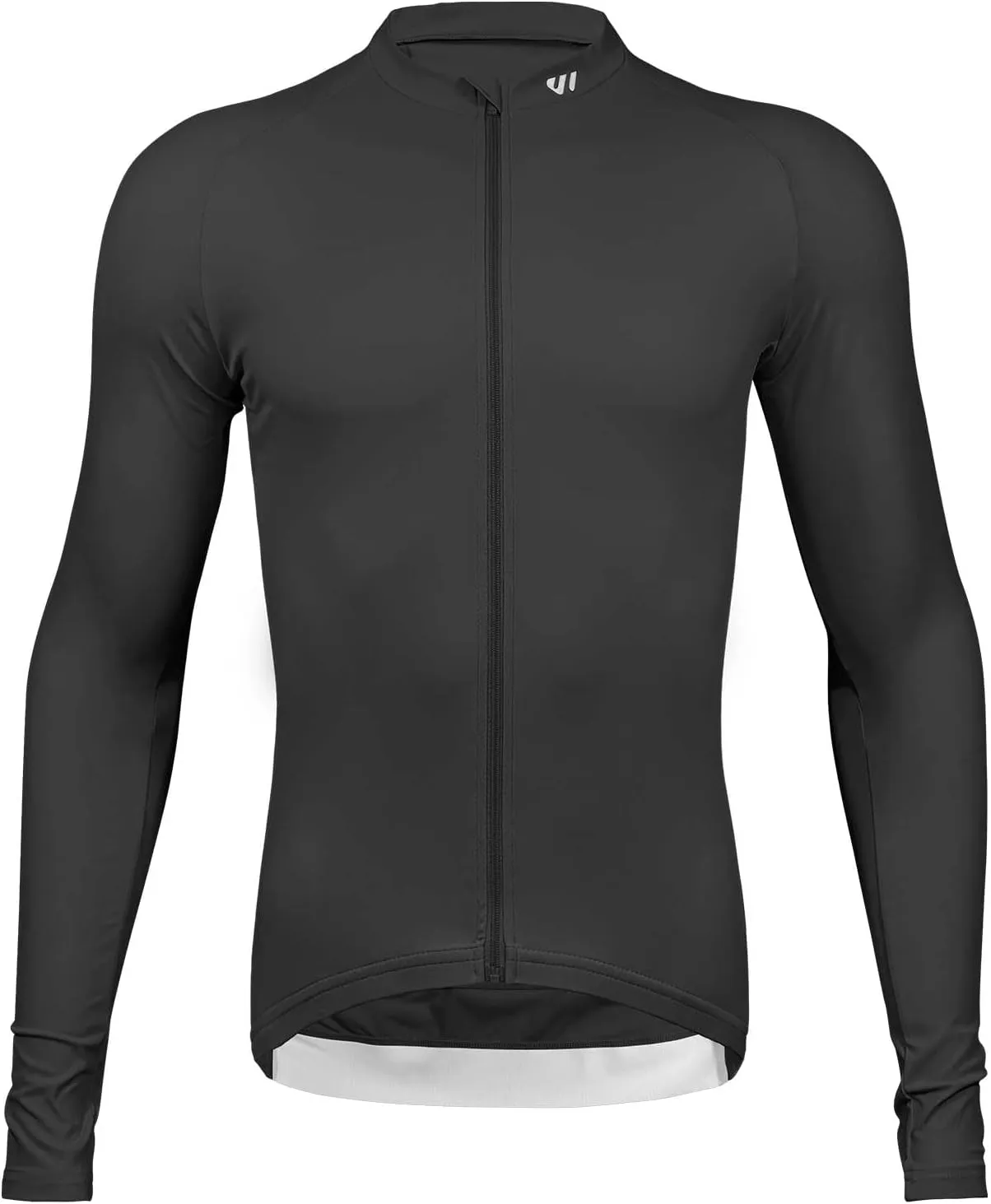 Wulibike Cycling Jersey Men Long Sleeve, Road Bike Jerseys Full Zipper with Pockets, Suitable for Spring and Autumn.