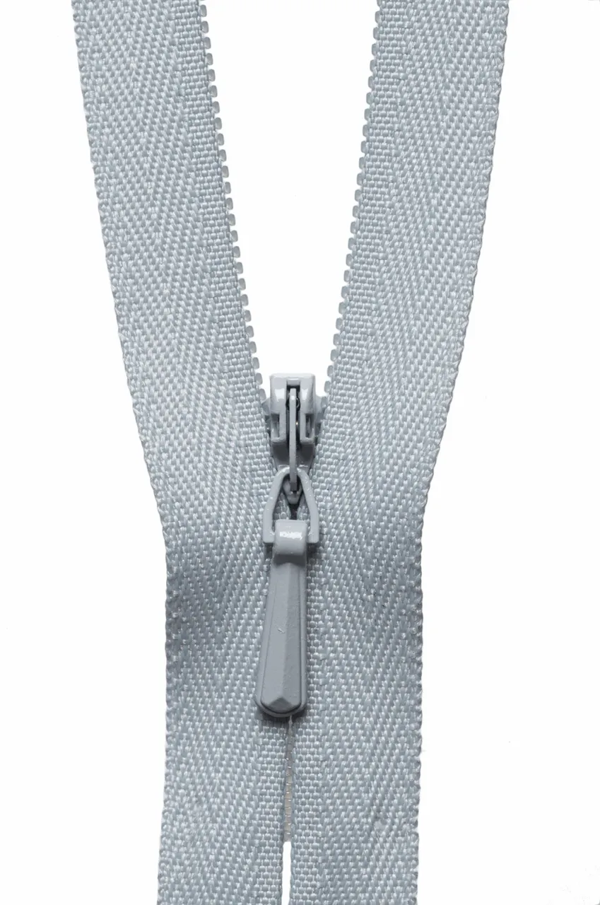 YKK Concealed Zip - 336 SILVER
