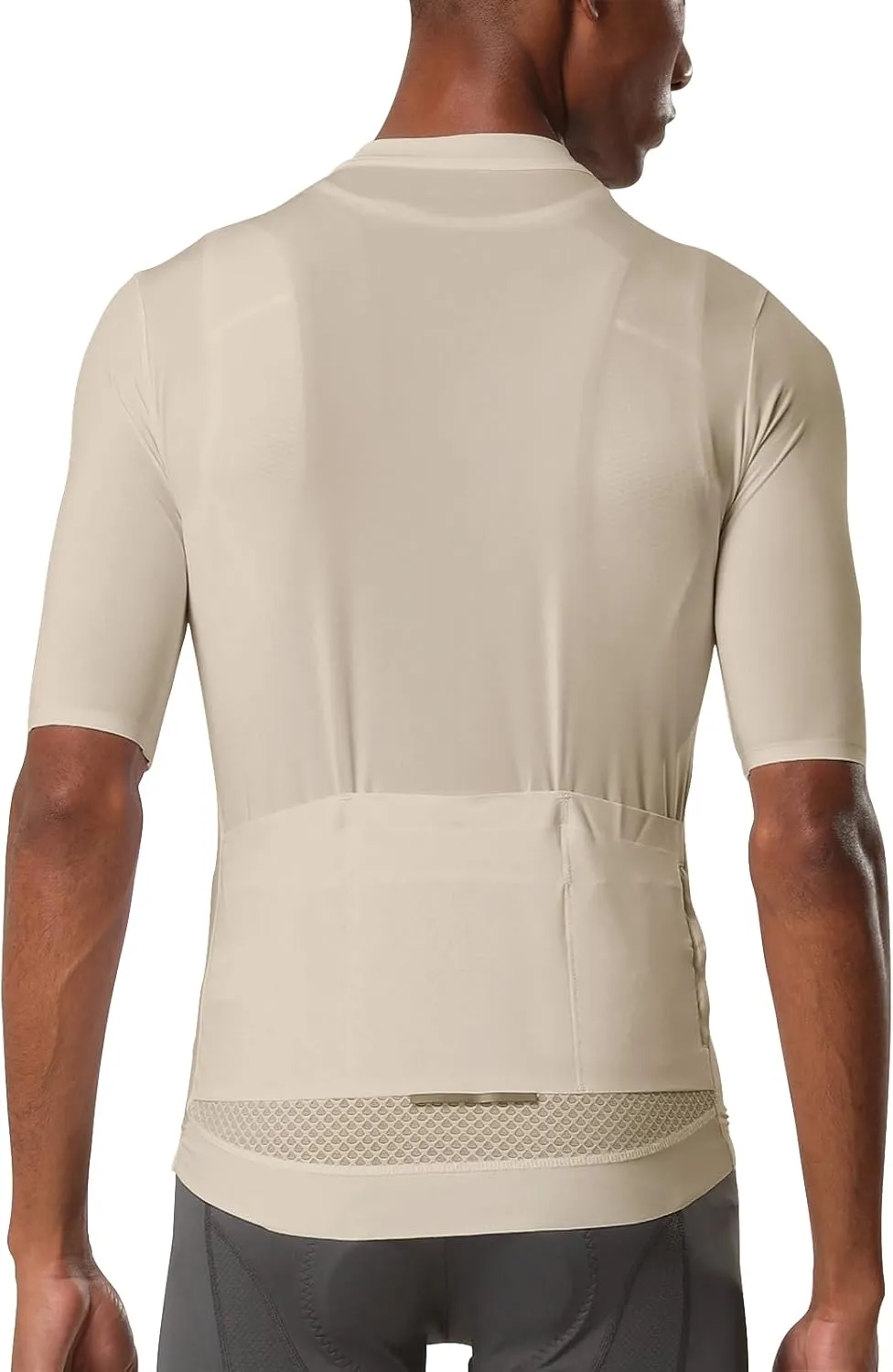 YKYWBIKE Cycling Jersey Men Aero Race Fit, Road Bike Jersey Short Sleeved,Moisture Wicking, Breathable,Zip Pocket,UPF50 