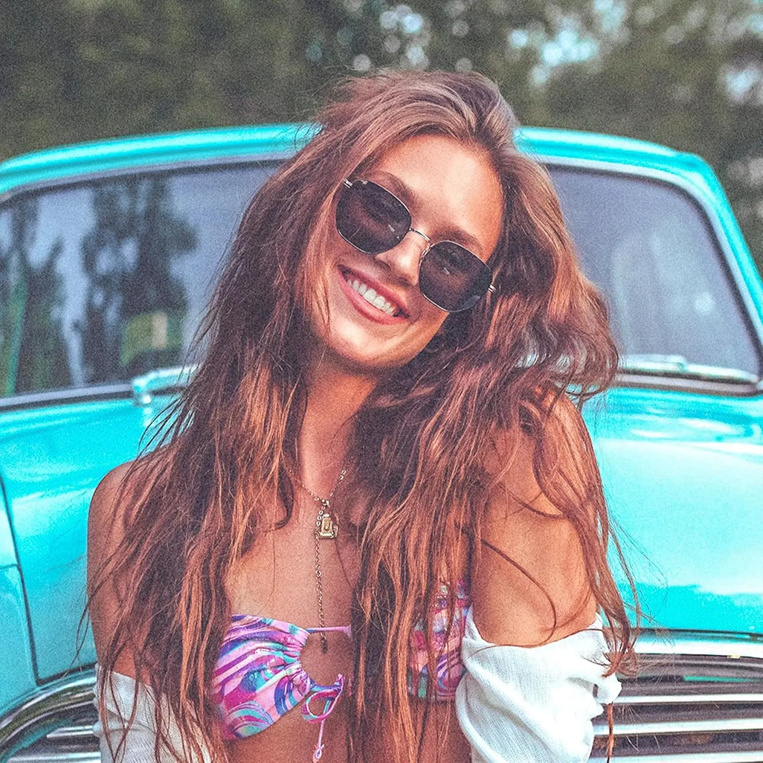 ZENOTTIC Hexagon Polarized Retro Sunglasses for Men Women-Vintage Metal Frame Design UV Protection Trendy Fashion Shades