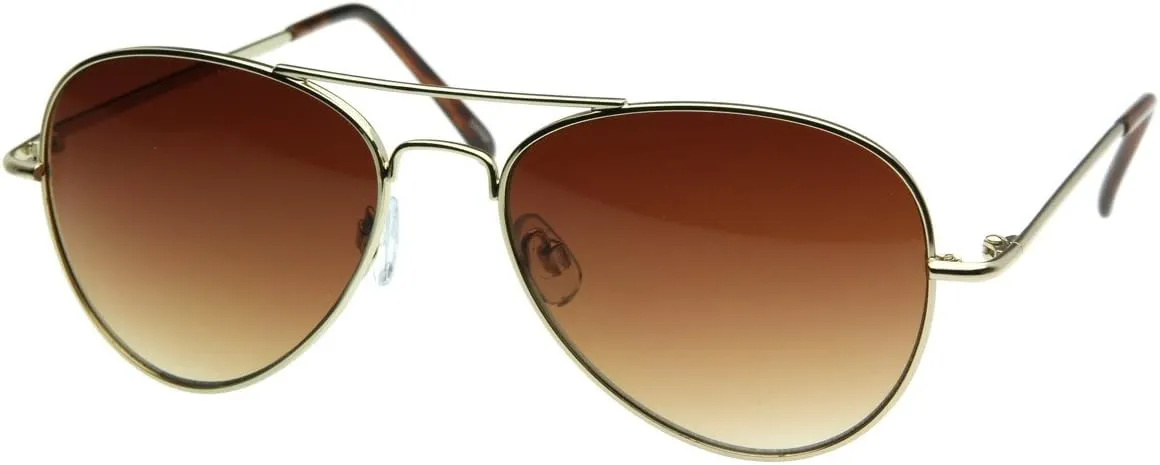 zeroUV Aviator Sunglasses for Women, Classic Style Glasses for Small Faces 50 mm