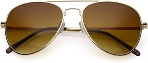 zeroUV Aviator Sunglasses for Women, Classic Style Glasses for Small Faces 50 mm