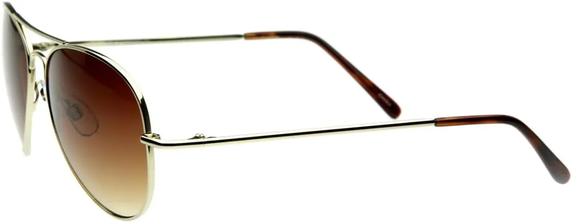 zeroUV Aviator Sunglasses for Women, Classic Style Glasses for Small Faces 50 mm