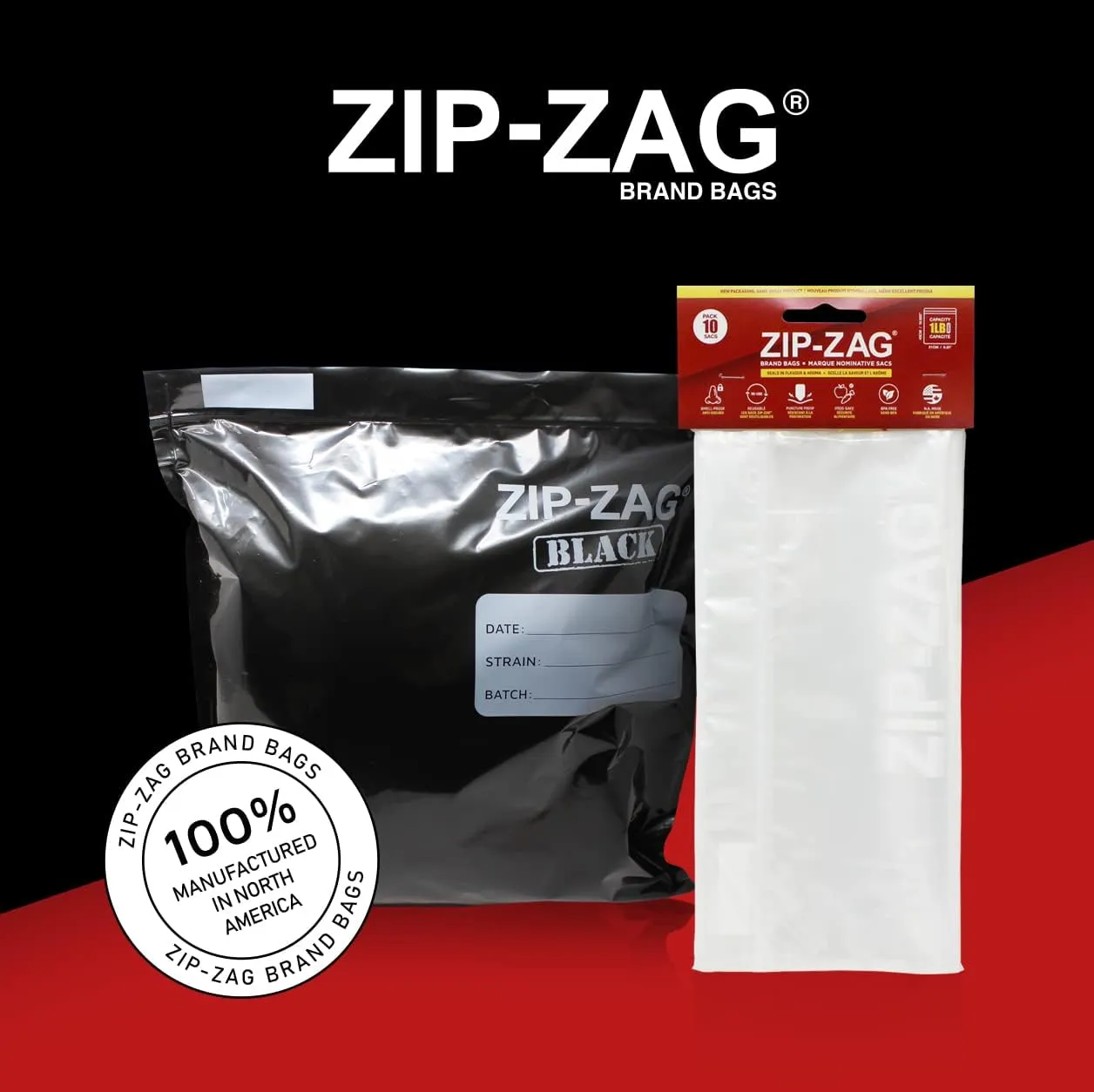 Zip Zag Bag (1 oz) 25x Small Zipper Sandwich Bags (7.5" x 6.25") Say Goodbye to Stale Herbs And Spices With Food Safe Zipper bags | Resealable, Reusable, Washable, Airtight Bags
