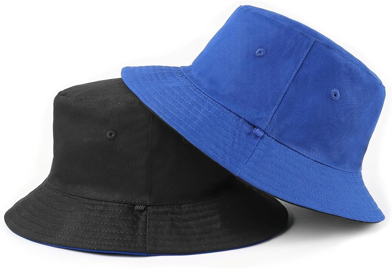 Zylioo Oversize XXL 100% Cotton Bucket Hat,Reversible Trendy Fisherman Hats,Double Side Wear Fishing Summer Sun Hat